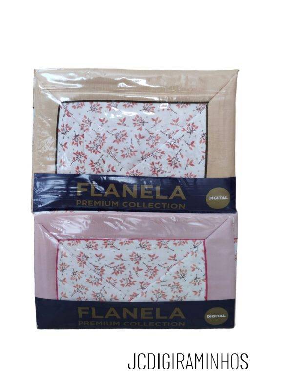 Jogo de Cama Flanela – Digital Raminhos