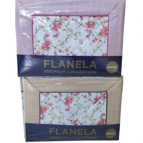 Jogo de Cama Flanela – Digital Florzinhas