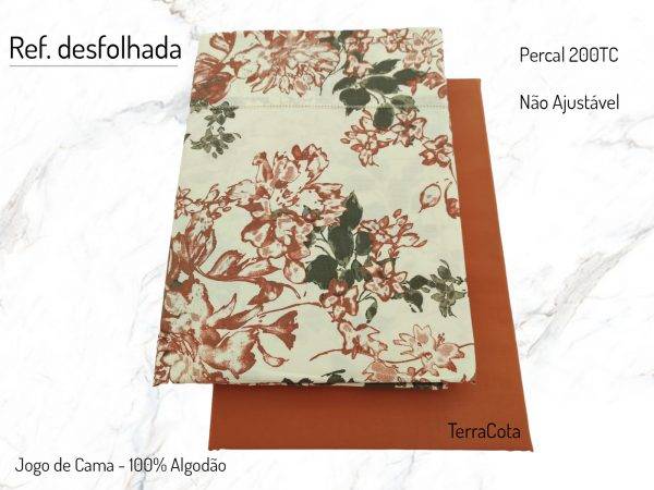 Jogo de Cama Não Ajustável - Desfolhada