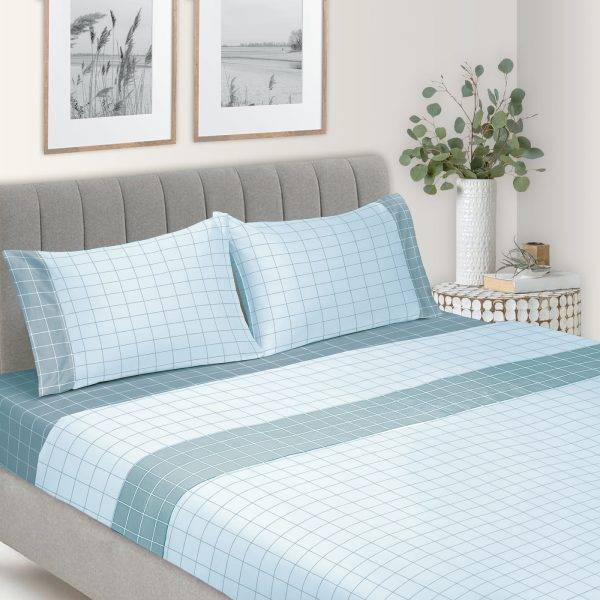 Jogo de Cama Flanela – Quadrados