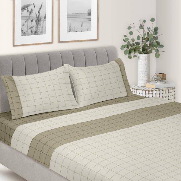 Jogo de Cama Flanela – Quadrados