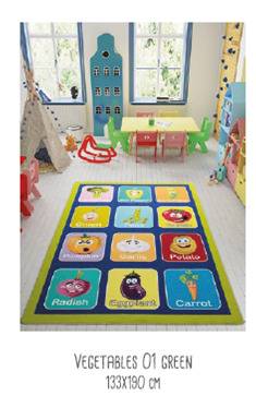 Tapete Infantil Vegetables