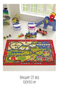 Tapete Infantil Rail Way 1